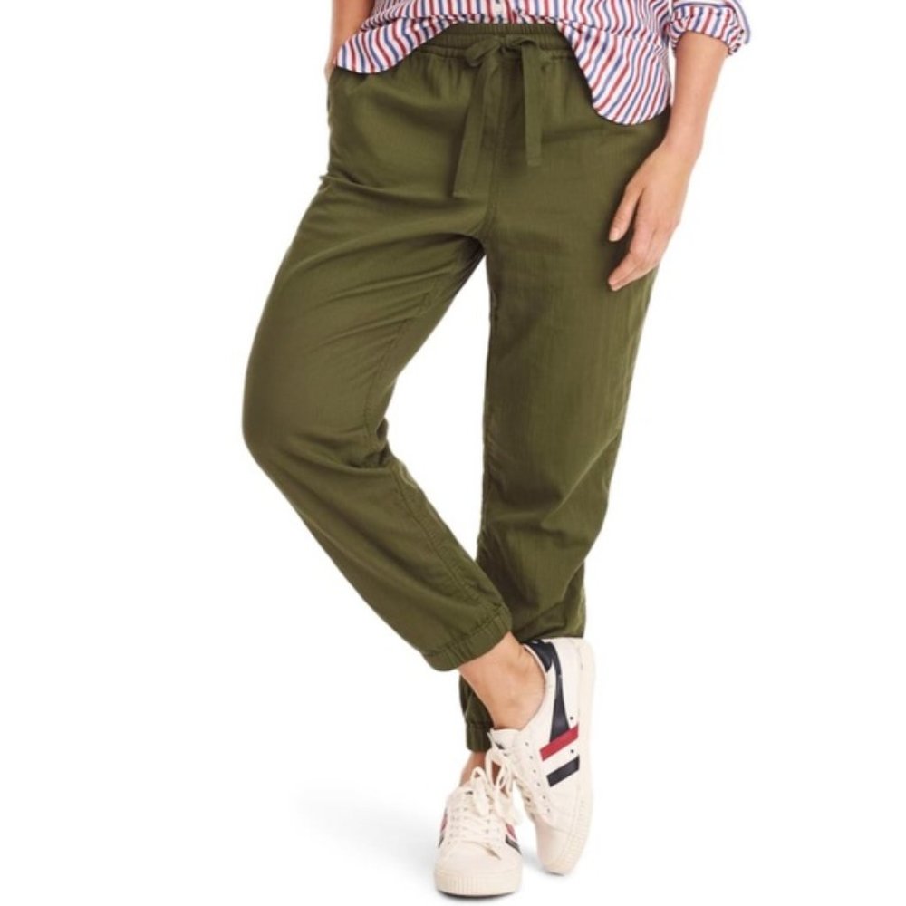 J.Crew Galicia Pull-On Cargo Pants Deep Moss Green Size 2